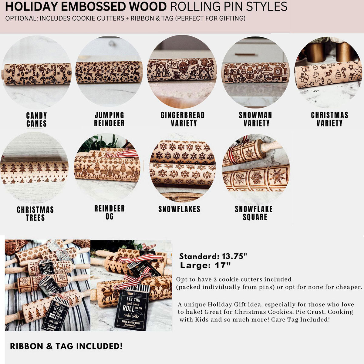 Christmas Rolling Pin Set