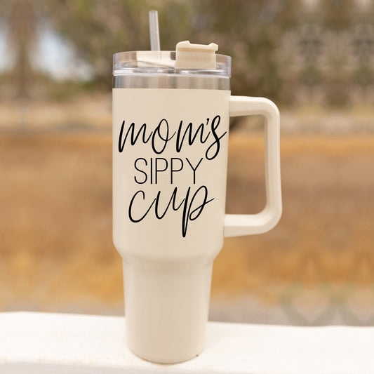 Mom's Sippy Cup Tumbler