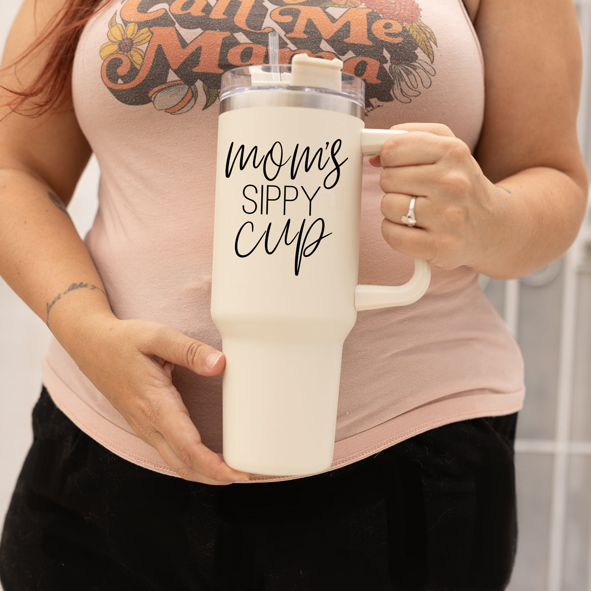 Mom's Sippy Cup Tumbler