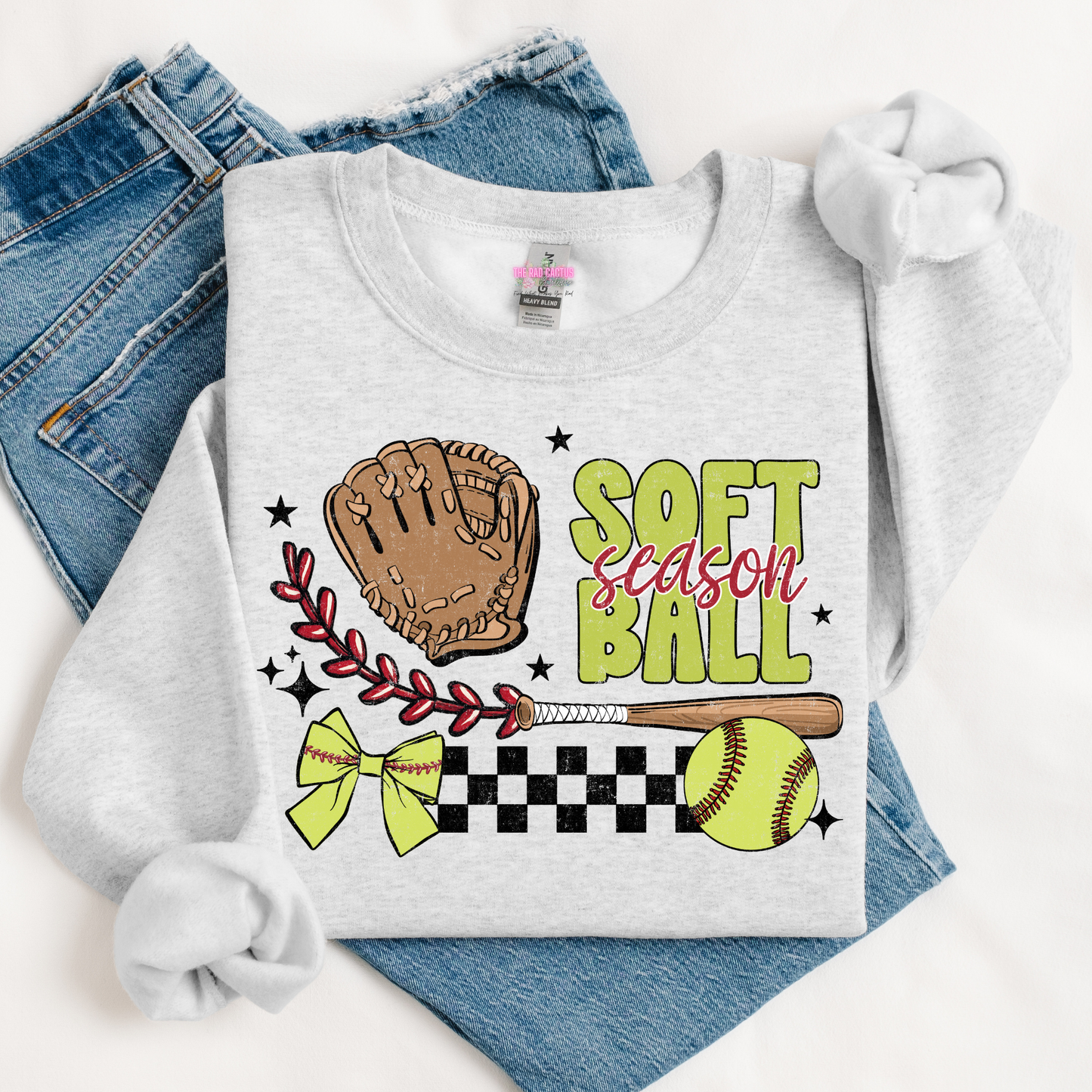 Softball Season Graphic Tee or Crewneck Sweatshirt