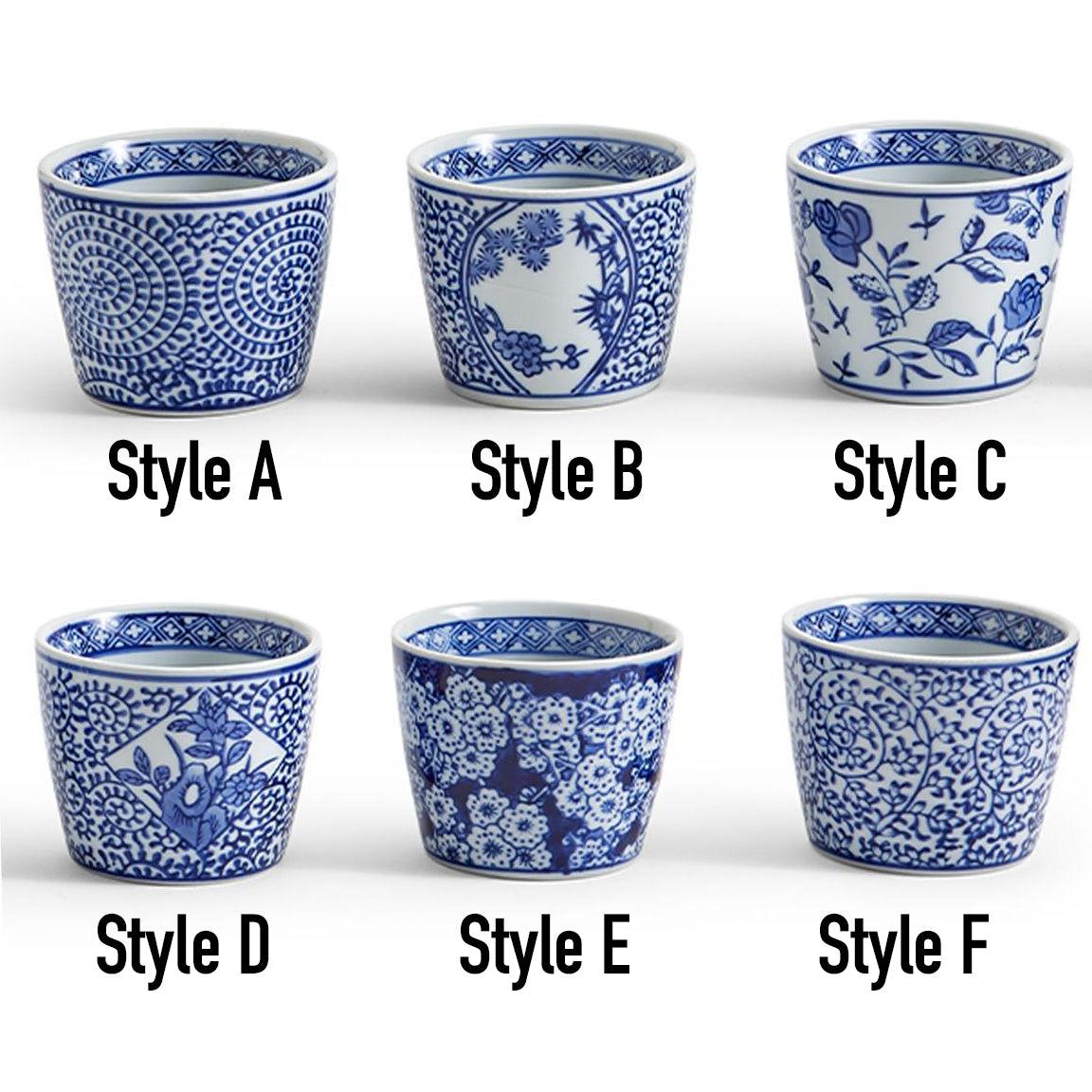 Indoor blue planters