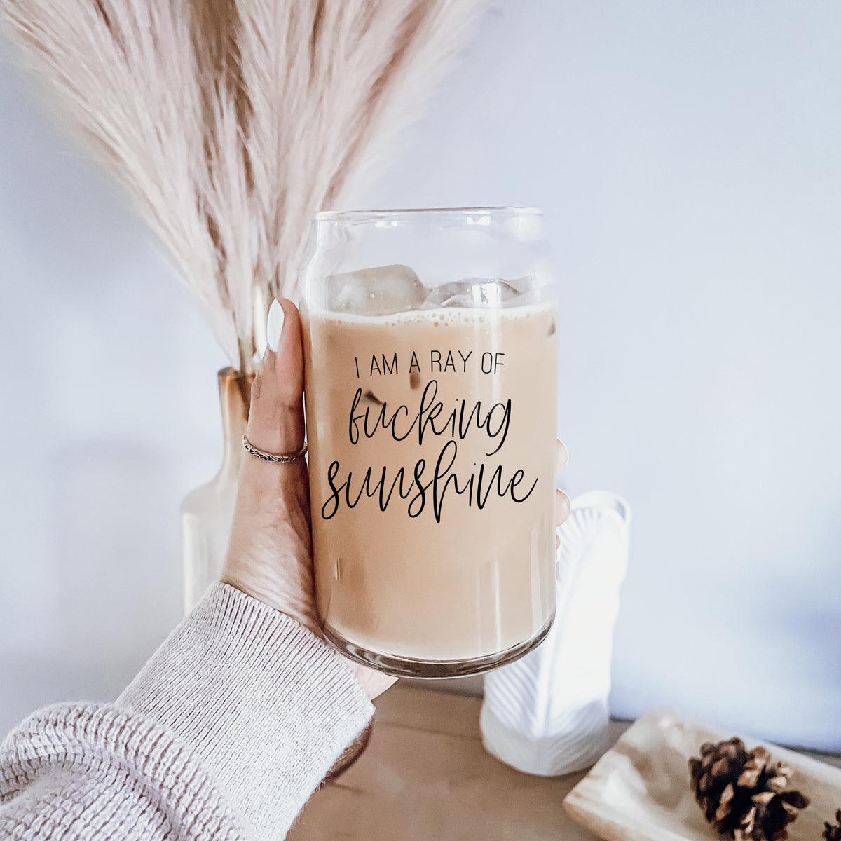Ray of Sunshine Glass Cup