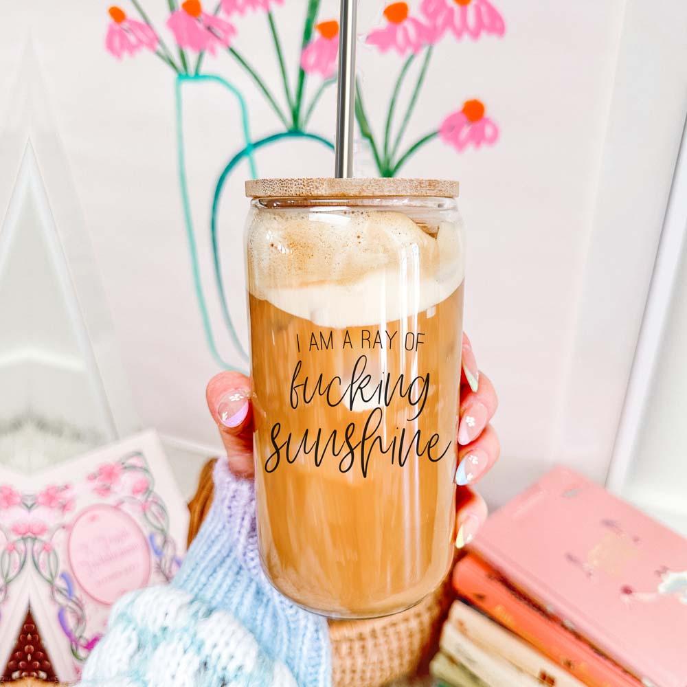 Ray of Sunshine Glass Cup