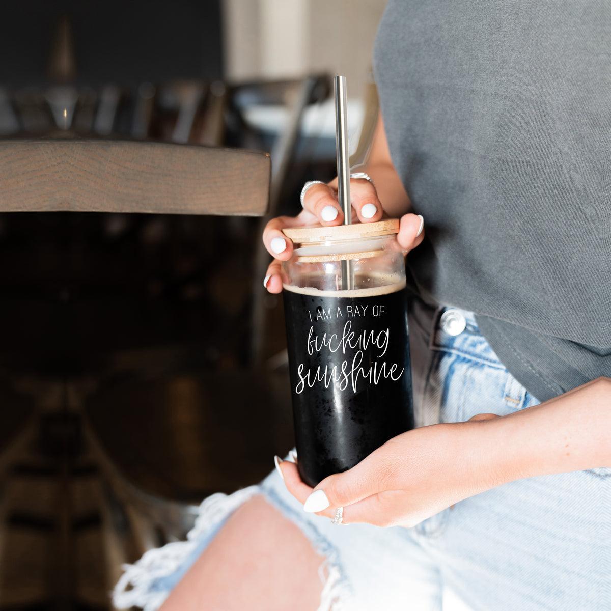 Ray of Sunshine Glass Cup