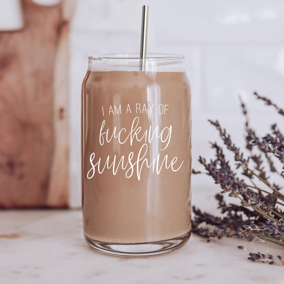 Ray of Sunshine Glass Cup