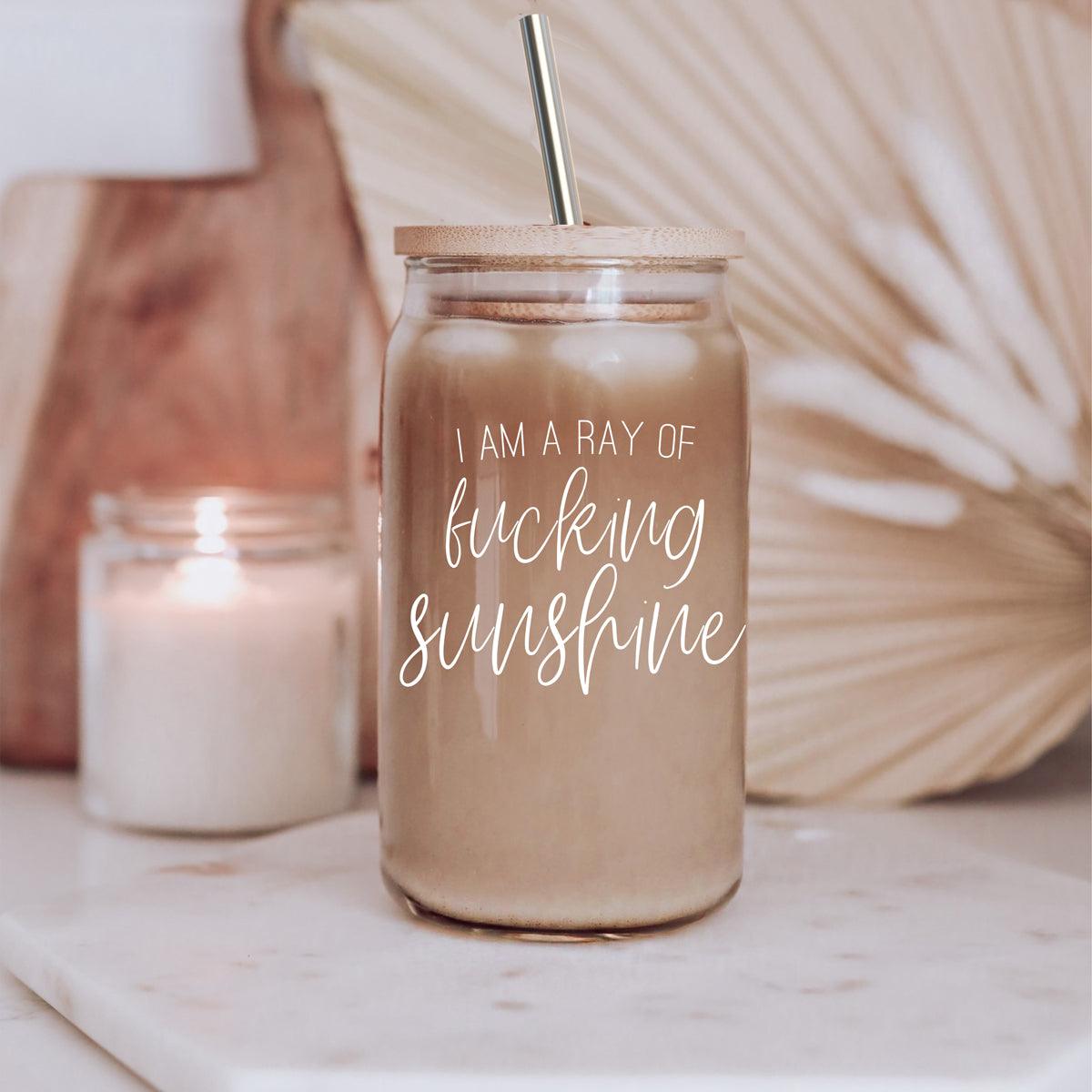 Ray of Sunshine Glass Cup