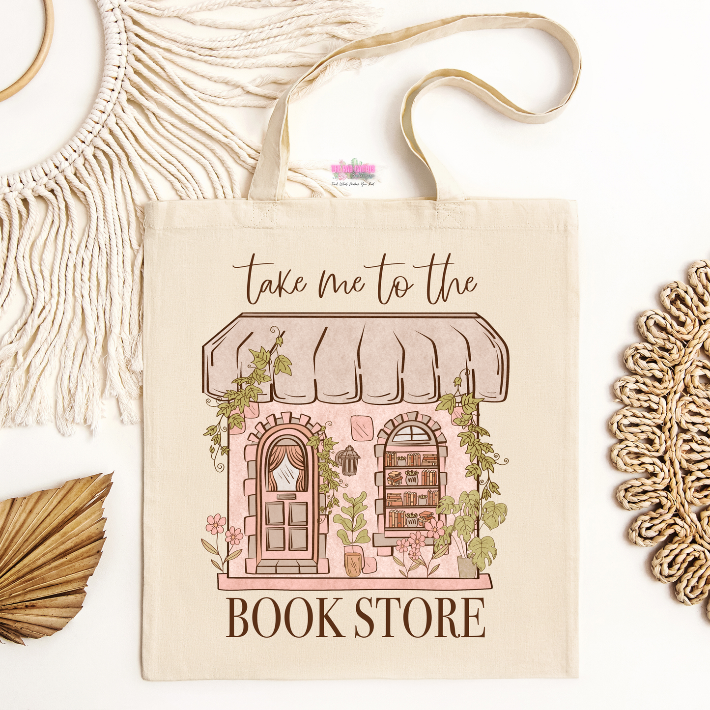 Take Me To The Book Store Tote Bag