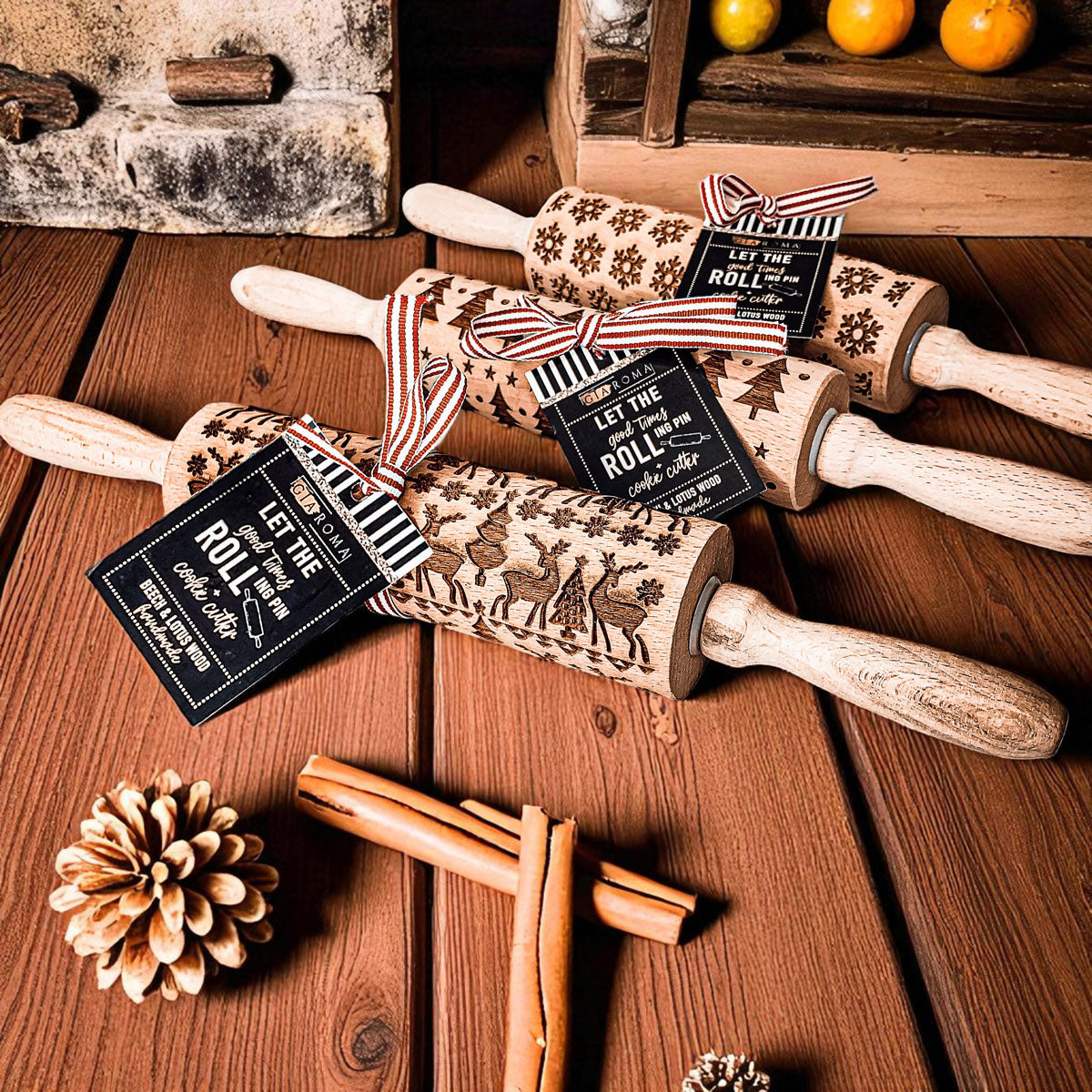 Christmas Rolling Pin Set