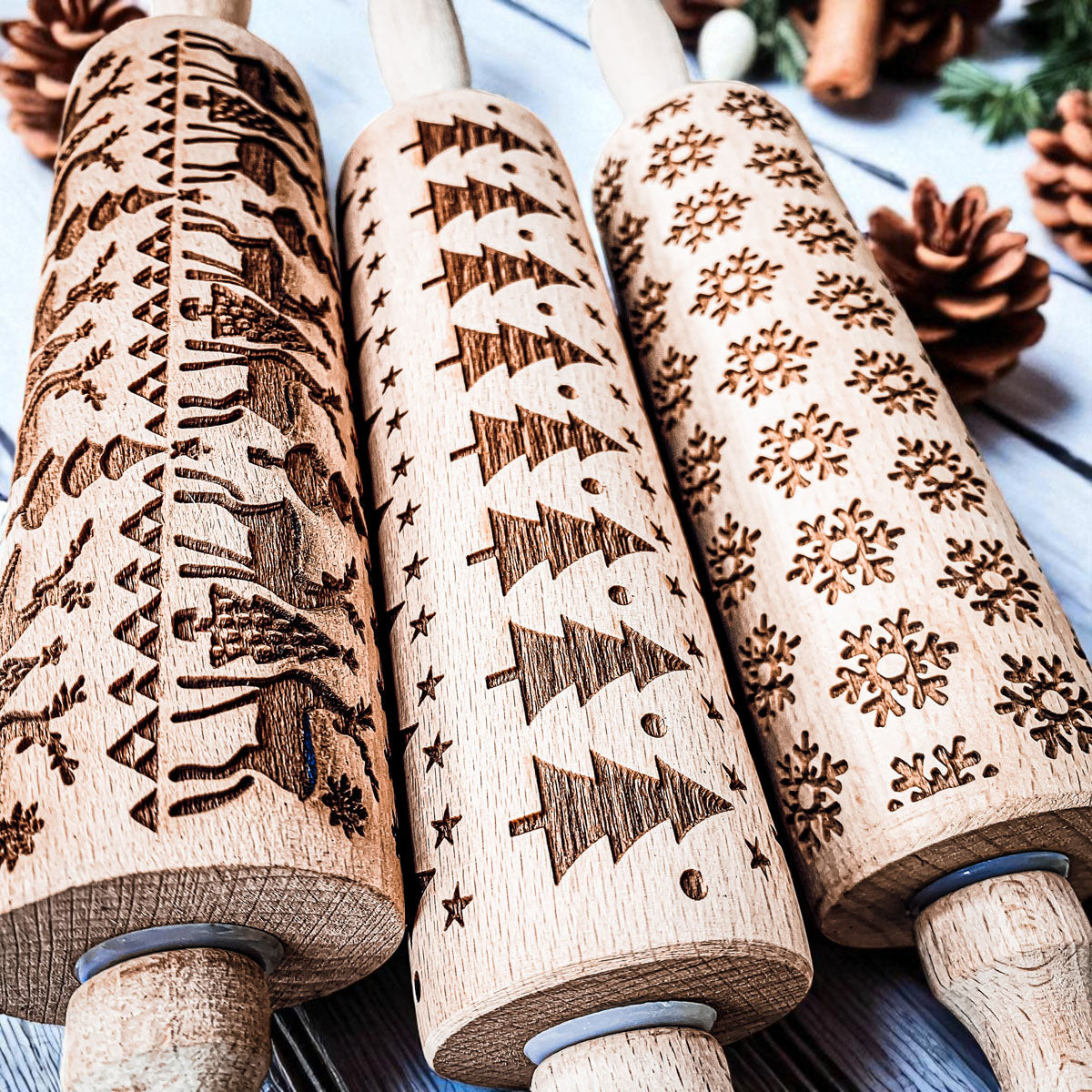 Christmas Rolling Pin Set
