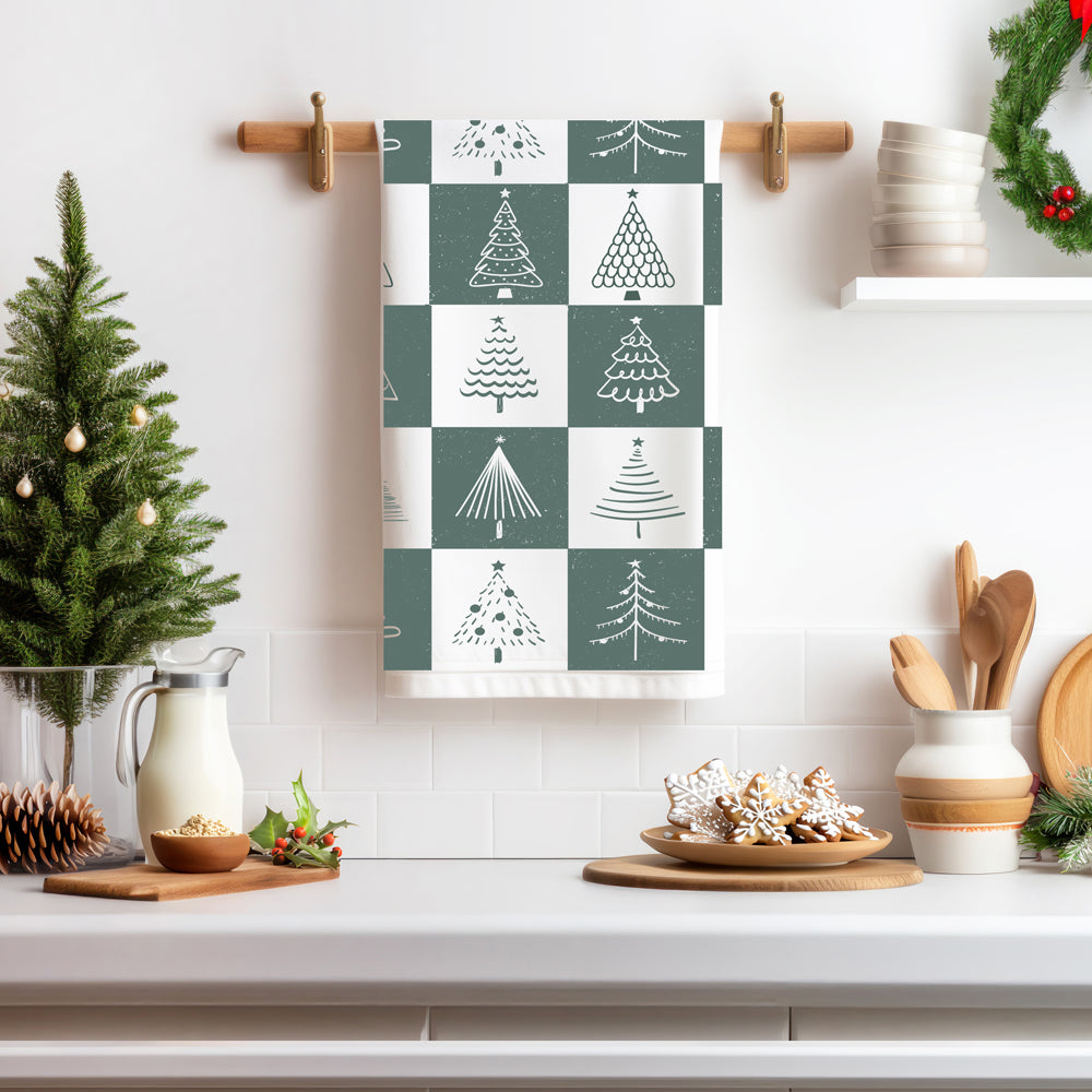 Sage green farmhouse Christmas towel
Green white Christmas kitchen essentials
Sage green holiday kitchen accessories
Holiday Scandinavian kitchen decor
Christmas modern rustic kitchen
Holiday boho chic kitchen accessories