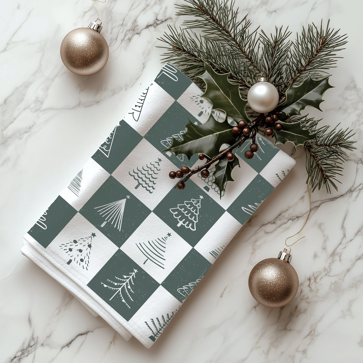 Festive kitchen textile tree pattern
Block Christmas kitchen decor towel
Checkerboard holiday kitchen towel
Hand drawn Christmas tree kitchen towel
Artistic Christmas tree kitchen decor
Hand drawn holiday kitchen towel