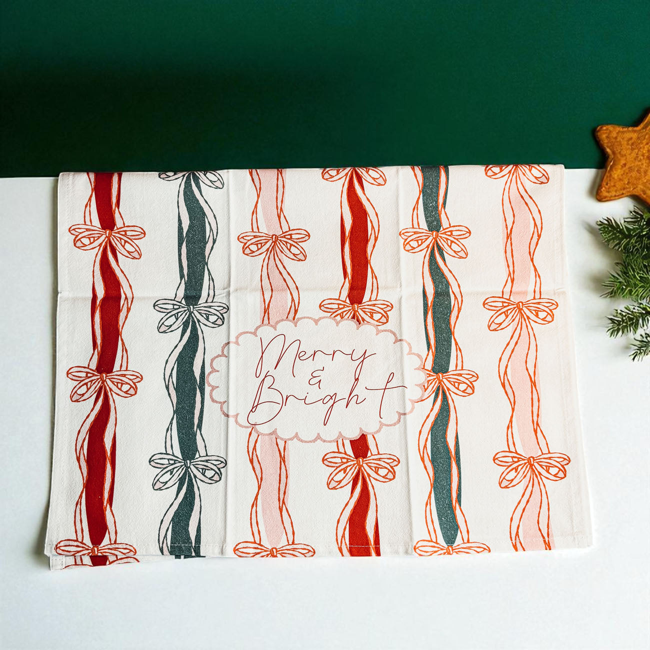 Luxury holiday kitchen accessories
High end Christmas kitchen towel
Sophisticated holiday kitchen decor
Festive kitchen decor accents