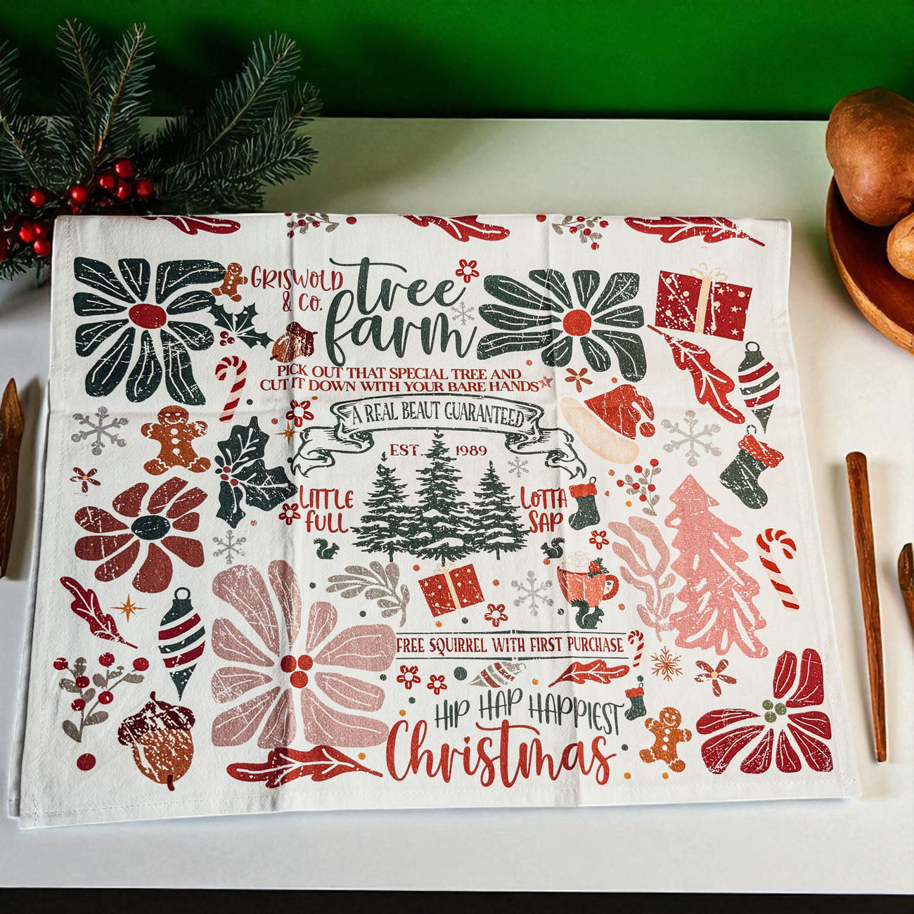 Griswold Christmas Towel