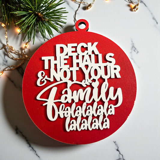Deck the Halls Ornmanet 12 Colors