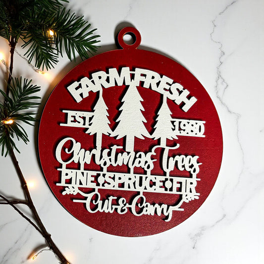 Farm Fresh Ornament 12 Colors