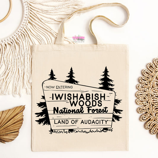 I Wishabish Woods National Forest Tote Bag