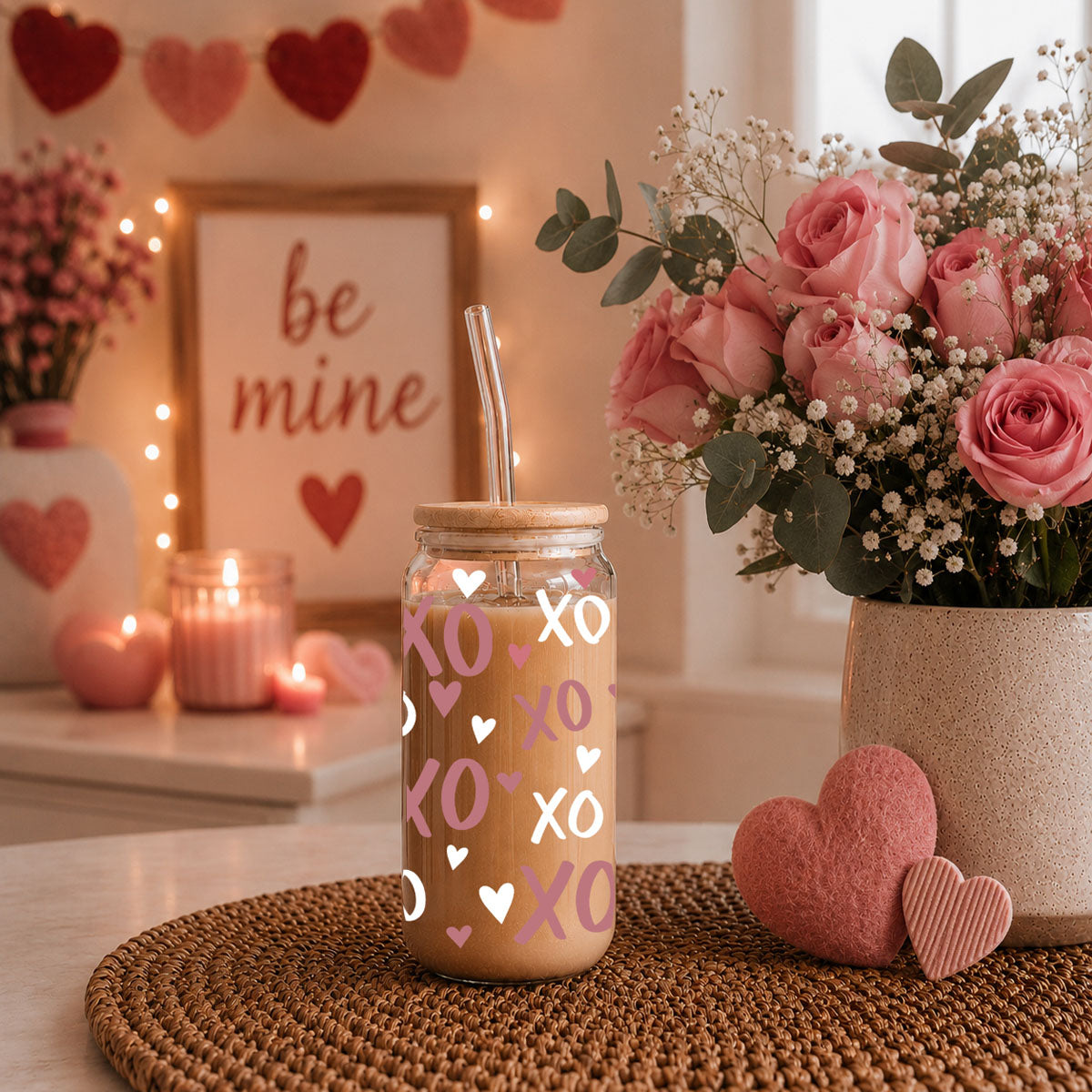 XOXO Glass Cup
