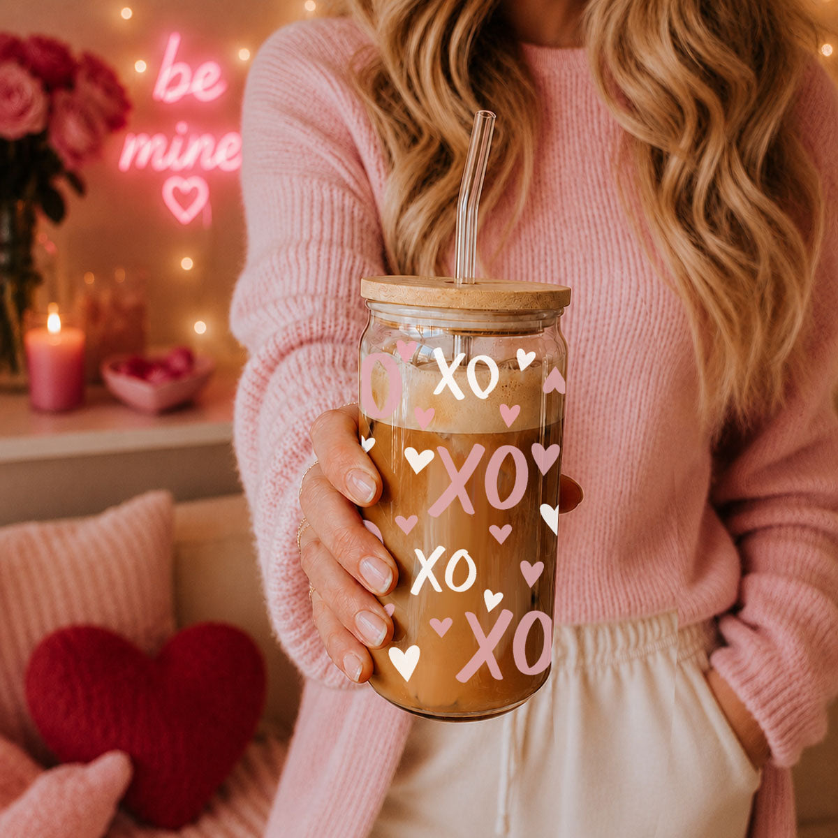 XOXO Glass Cup