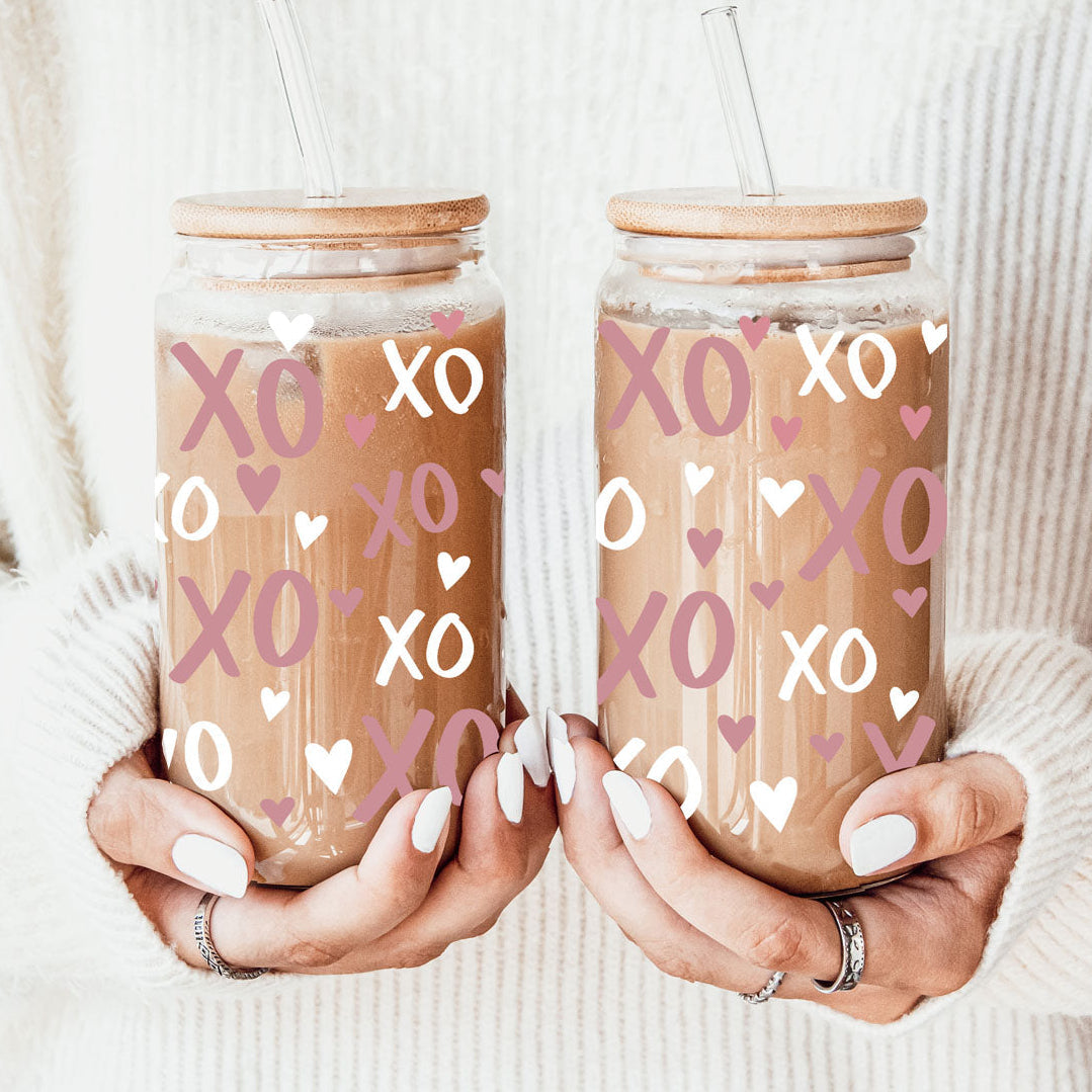 XOXO Glass Cup
