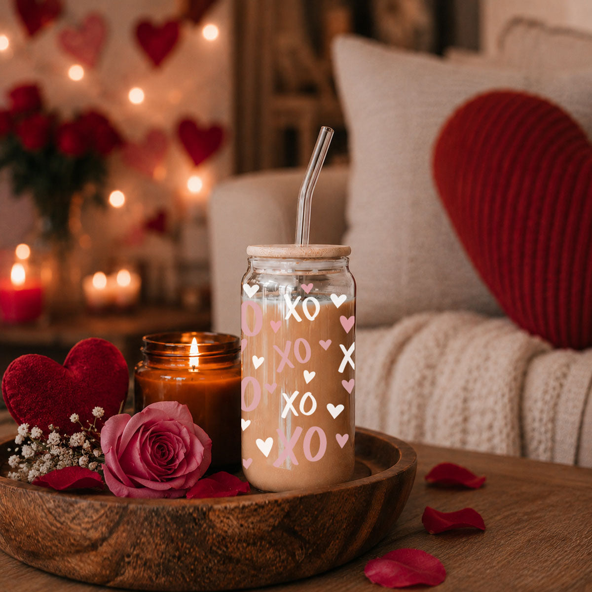 XOXO Glass Cup