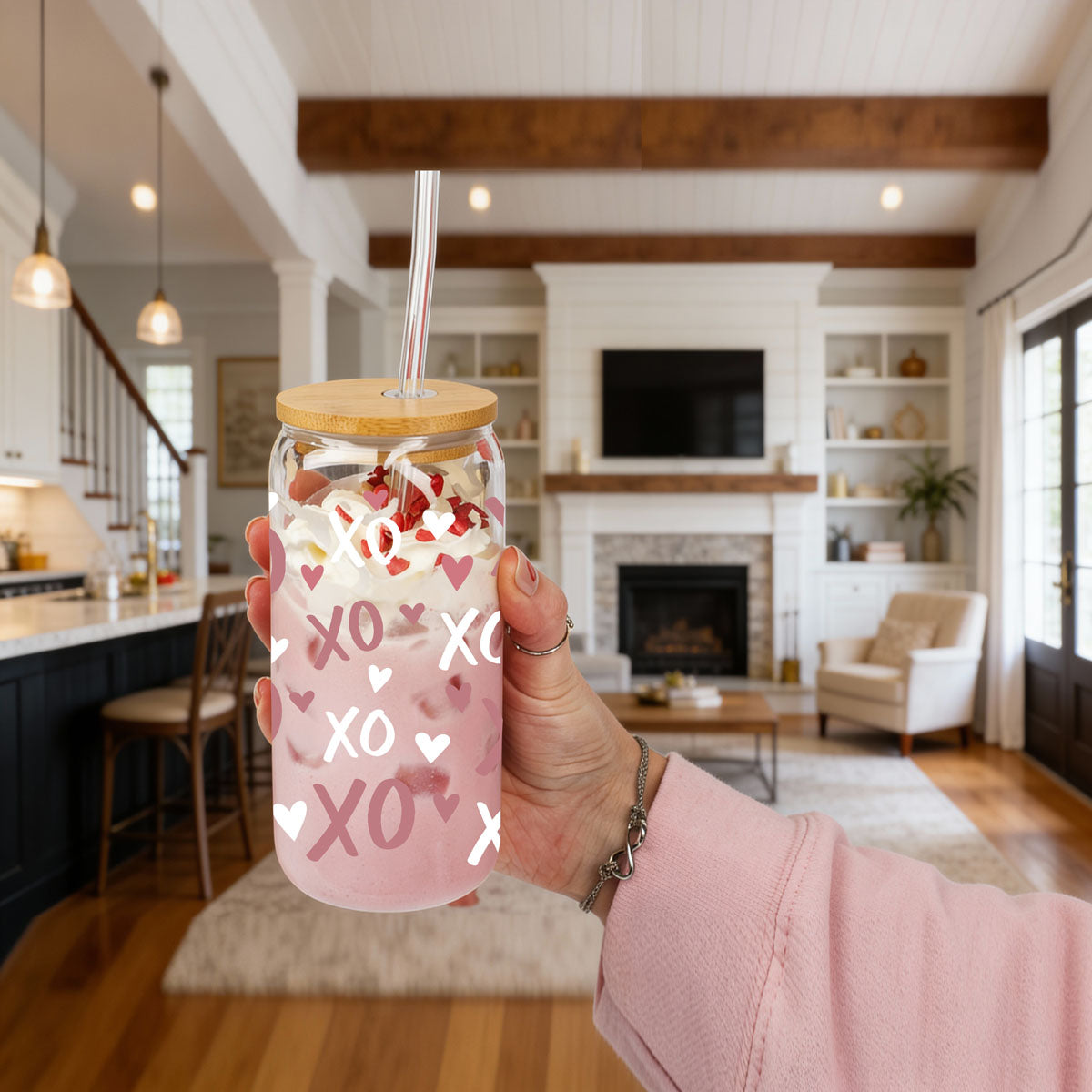 XOXO Glass Cup
