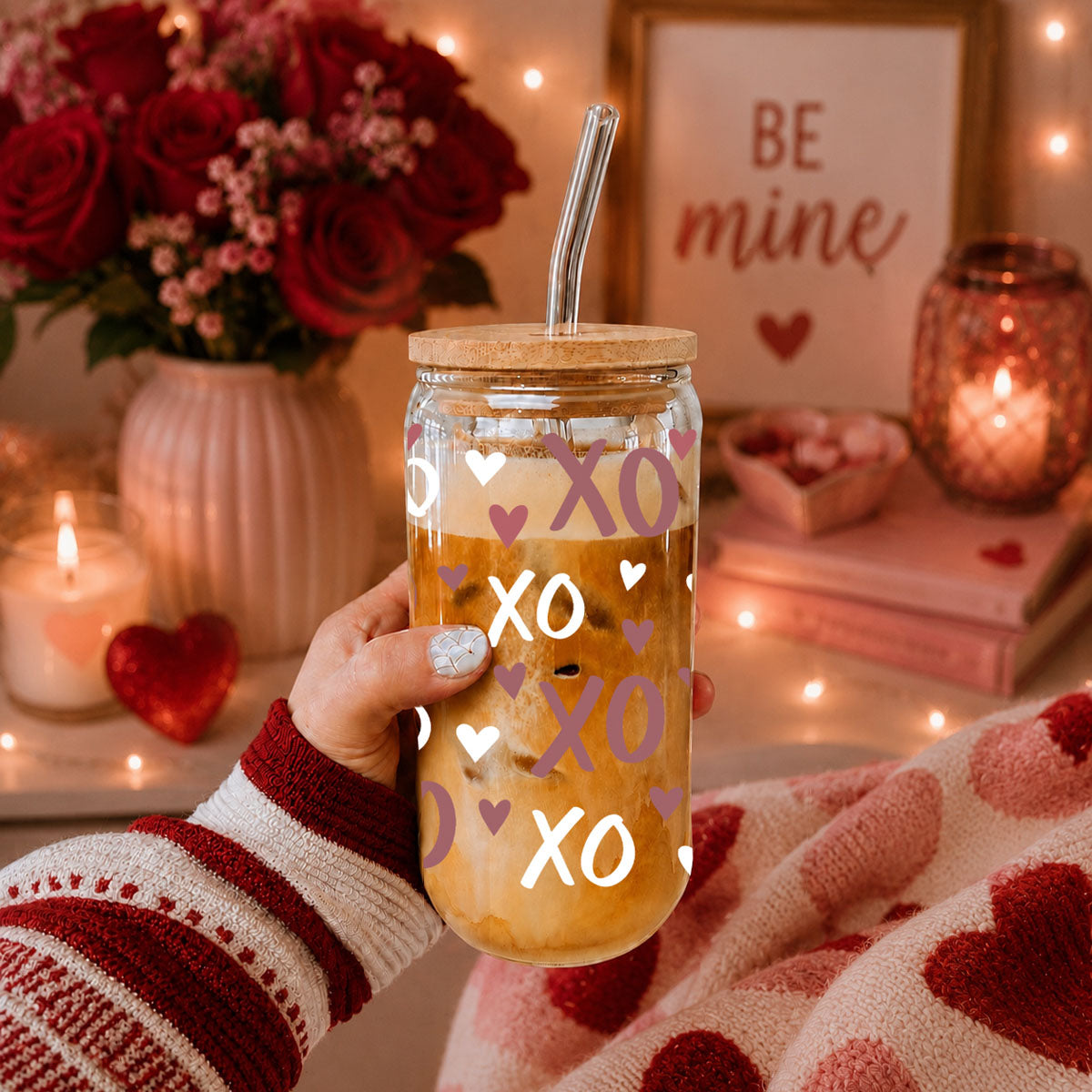 XOXO Glass Cup