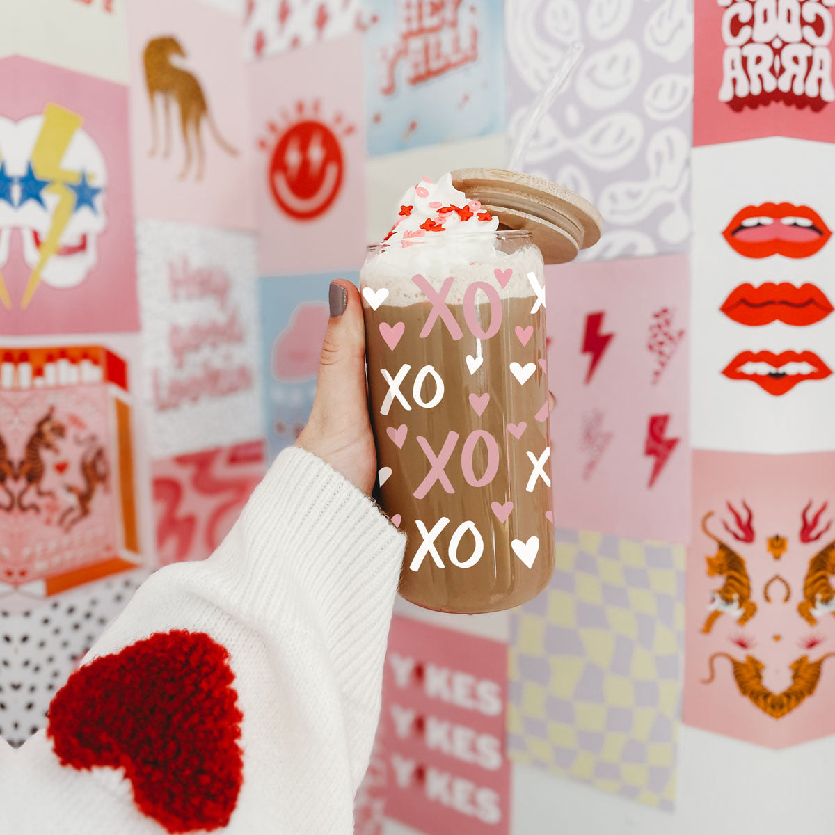 XOXO Glass Cup