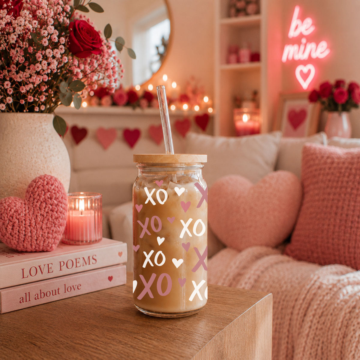 XOXO Glass Cup
