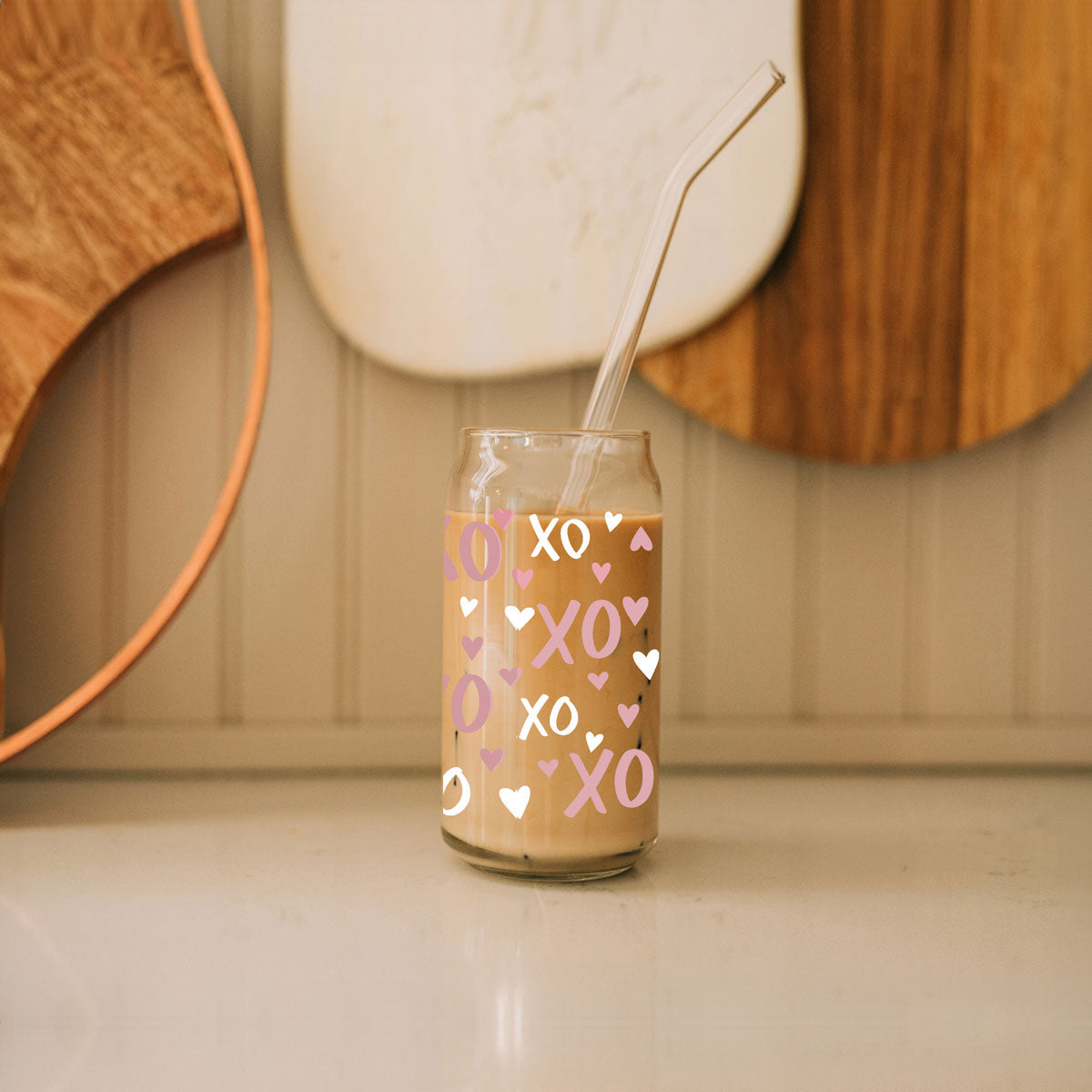 XOXO Glass Cup
