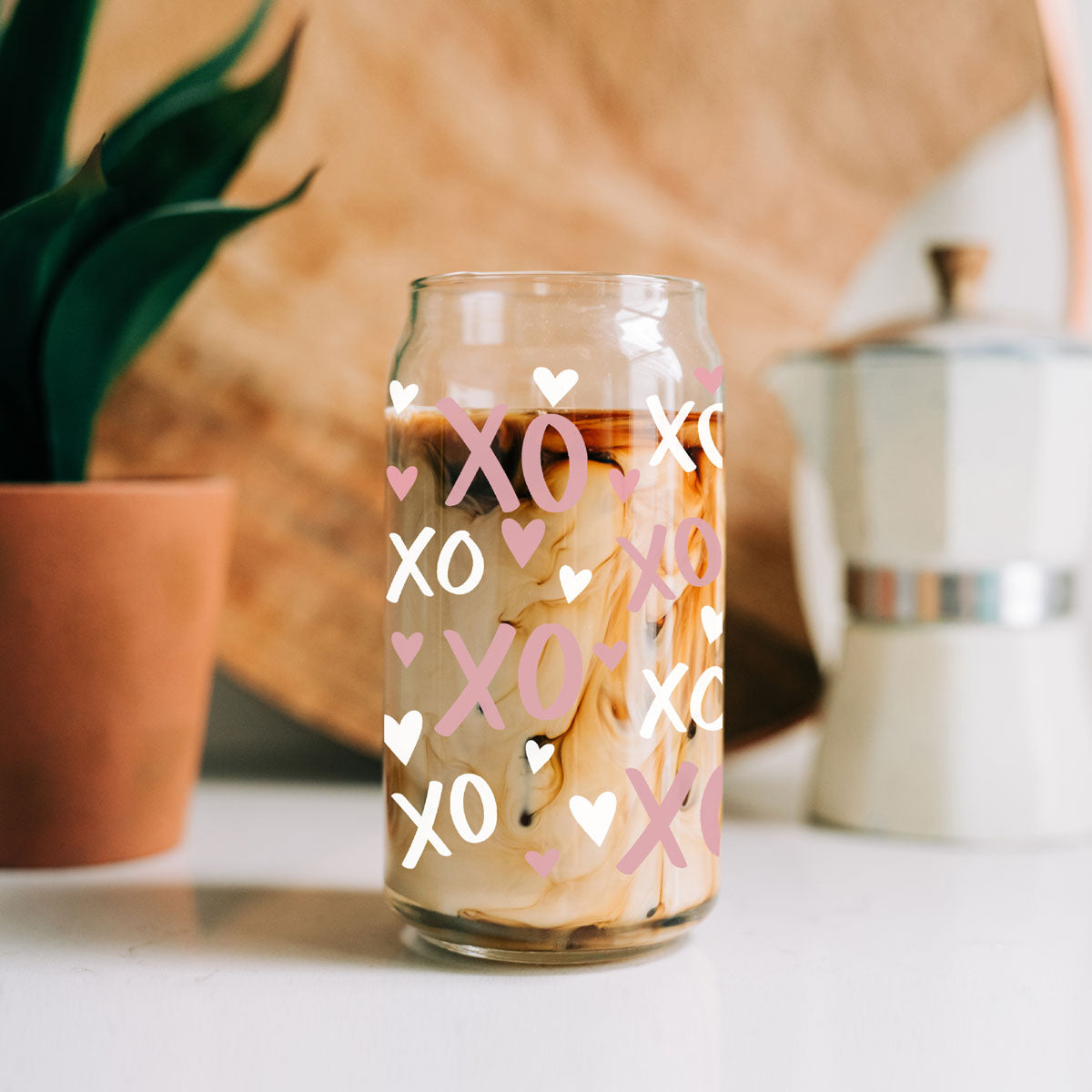 XOXO Glass Cup