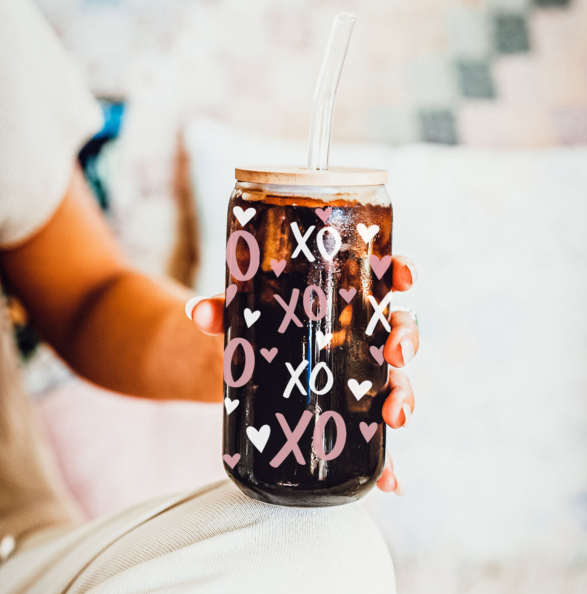 XOXO Glass Cup