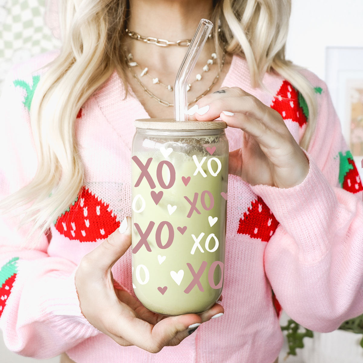 XOXO Glass Cup