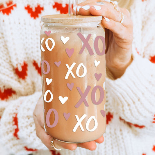 XOXO Glass Cup