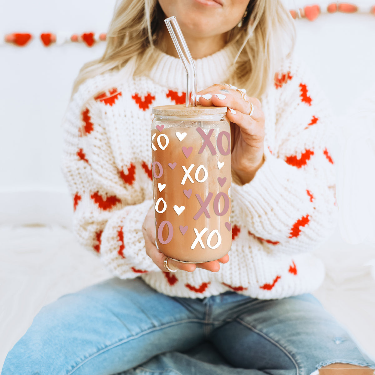 XOXO Glass Cup